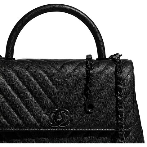 chanel sac rabat avec poignee|CHANEL.